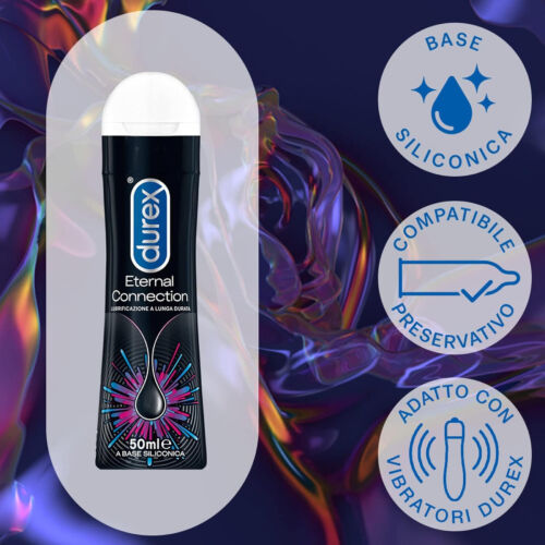 2 GEL LUBRIFICANTE INTIMO DUREX ETERNAL anale a base SILICONICA 50 ml - Foto 2 di 4