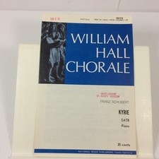 Kyrie Schubert SATB Piano WHC Series Choral Sheet Music Octavo Lot 14