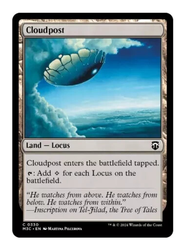 RIPPLE FOIL  Cloudpost (Ripple Foil) - Commander: Modern Horizons 3 (M3C)