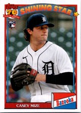 2021 Topps Archives #91BZ-4 Casey Mize 1991 Topps Bazooka Shining Stars