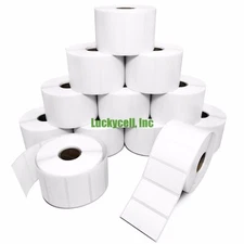 20 Rolls 2x1 Direct Thermal Labels 1300/PR for Zebra LP2824/2422/2844 ZP450/500