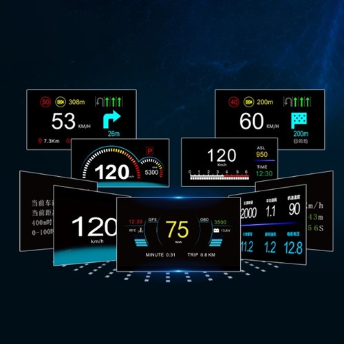 Vehicle Instrument Dual Mode Head Up Display with GPS and OBD Functions - Picture 6 of 12