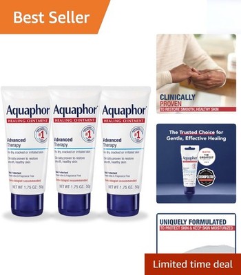 Moisturizing Healing Ointment Trio - Perfect for Dry Hands, Feet & Minor Wounds