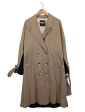 ZARA Cappotto mezza stagione Donna Cappotto Taglia IT 40 bianco sporco-blu