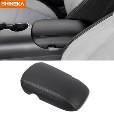 FOR 15+ FORD MUSTANG CONSOLE ARMREST BOX STORAGE COVER CUSHION TRIM ACCESSORIES