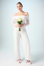 Coast Ivory Bridal Jumpsuit Womens Bridal Jumpsuits