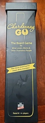 CHARDONNAY GO (THE BOARD GAME) FOR WINE LOVERS, MOMS & MORE (NEW Open Box)