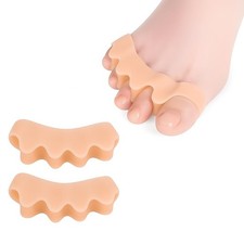 1-5 Pairs Toe Separator Bunion Corrector Silicone Straightener Orthopedic Spacer
