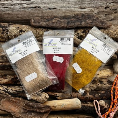 Nature's Spirit Bull Elchhaar Premium Fliegenbindematerial Fliegenfischen