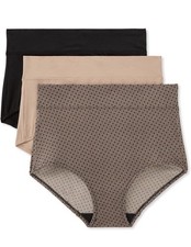 Warners Blissful Benefits Microfiber Brief 3-Pack Size XXL   No Tags