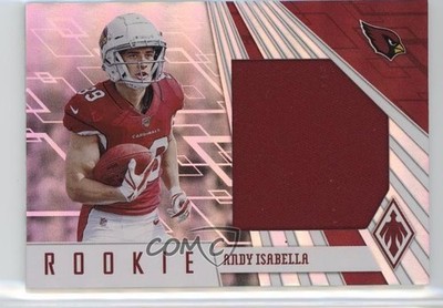 2019 Panini Phoenix RPS Jumbo Memorabilia 82/100 Andy Isabella #21 Rookie RC 6h5