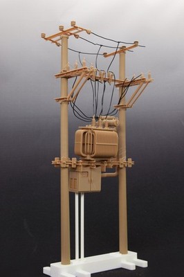 3D printed 1/72/35 Power Transformer Scene Accessories Unpainted