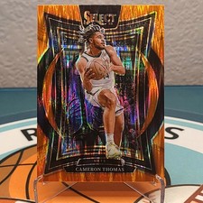 2024-25 Panini Select - Concourse Cameron Thomas #50 Flash Orange Prizm