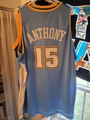 VTG 2004 Carmelo Anthony Denver Nuggets NBA Jersey Men's XXL Reebok Stitched Y2K