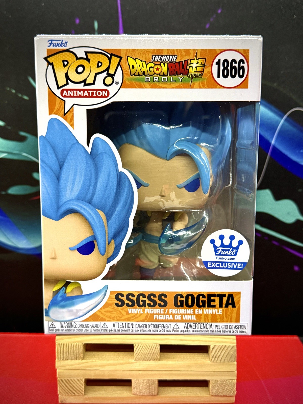 Funko Pop Ssgss Gogeta Dragon Ball Edición Exclusiva #1866