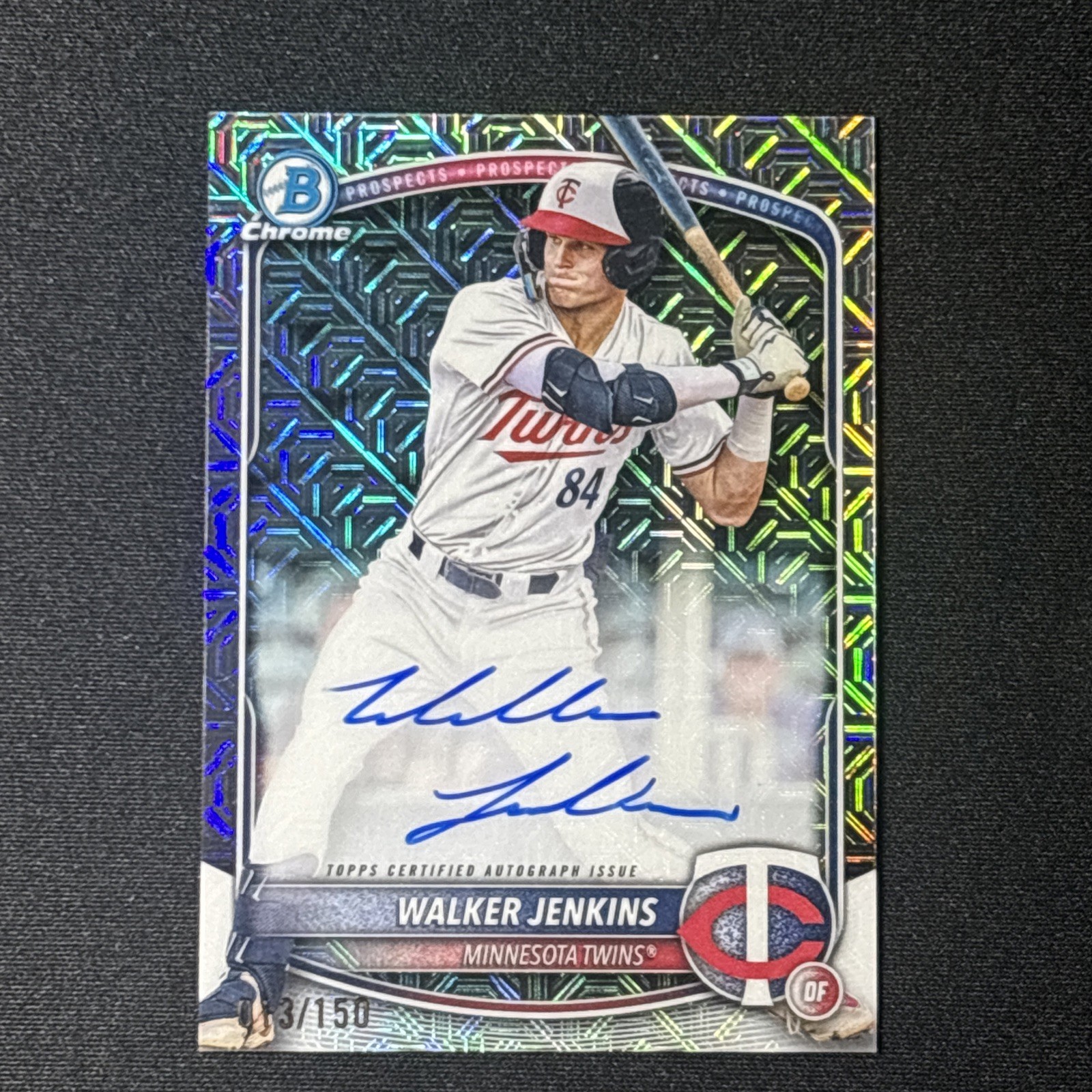 2025 Bowman Chrome Walker Jenkins Auto /150 HTA CPA-WJ