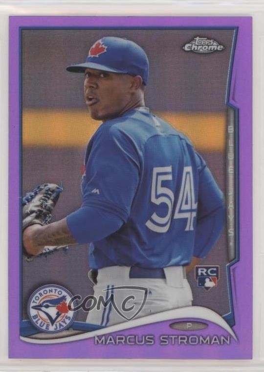2014 Topps Chrome Retail Purple Refractor Marcus Stroman #76 2w7