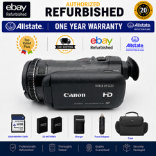 Canon VIXIA HF G20 AVCHD HD Camcorder Video Camera Bundle    eBay Refurbished VG