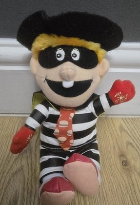 Selten Vintage 2004 McDonalds Play & Record sprechender Hamburglar Plüschtier Stofftier 8 Zoll