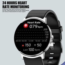 Round Smart Watch 1.32" HD Screen IP68 Waterproof NFC SpO2 Fitness Tracker