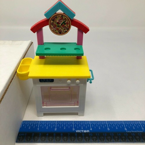 Barbie Chelsea Can Be Pizza Chef Oven Only H-6.5" - Picture 12 of 12