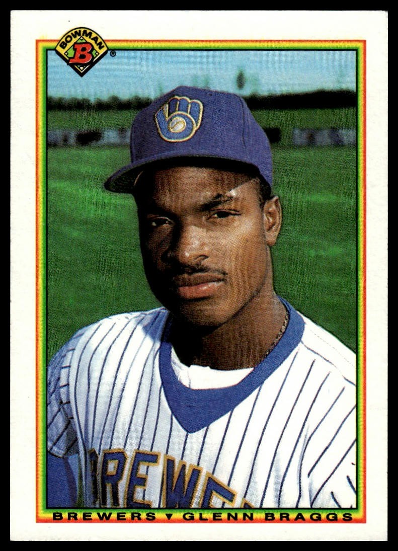 1990 Bowman #403 Glenn Braggs