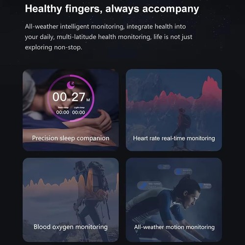 Fitness Tracker Ring with Sleep Monitor, Waterproof and Long Battery Life - Picture 26 of 38
