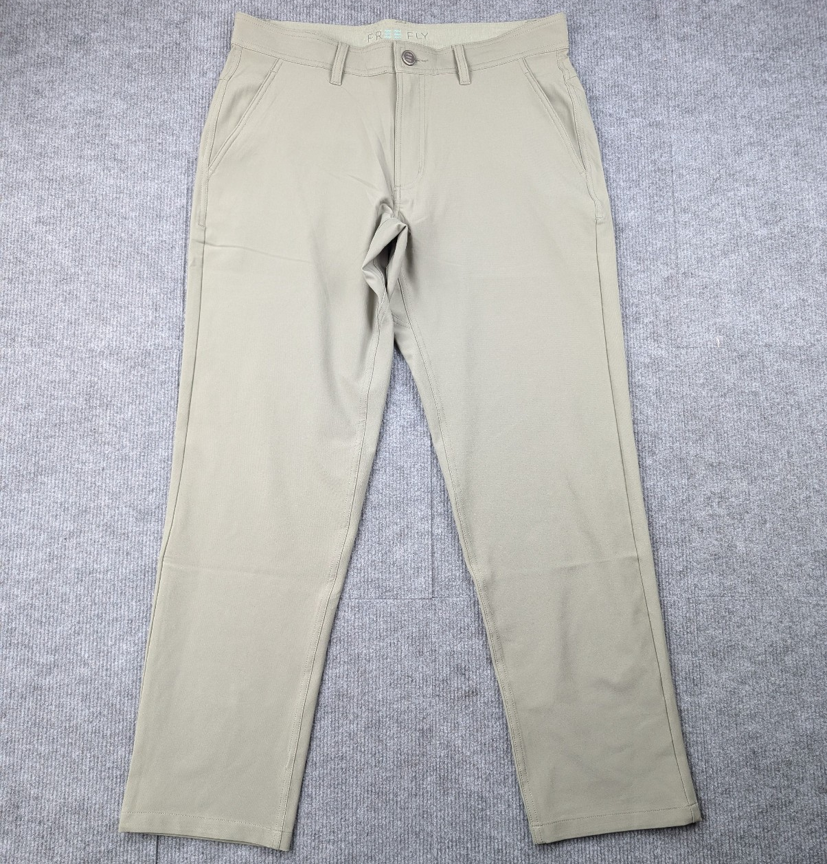 Free Fly Chino Pants Men 32x30 Tradewind Tan Khaki Trouser Minimal Preppy Career