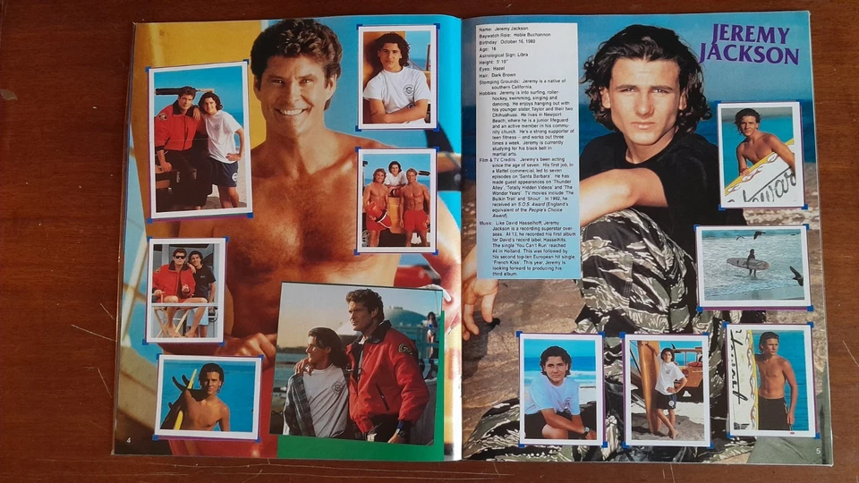 ALBUM AUTOCOLLANT ALERTE À MALIBU ( BAYWATCH ) AVEC POSTER . COMPLET . 120/120 - Photo 4/4