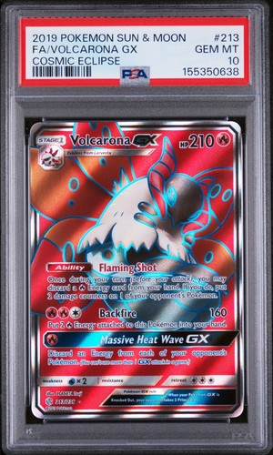 Volcarona-GX graded PSA 10 for sale on eBay