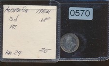 AUSTRALIA - SILVER  - 3 PENCE - 1916 - VF -#0570