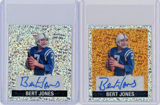 2x #ed 1/1 Bert Jones 2025 Leaf 15th Anniversary Autograph Mini SP Auto Card Lot