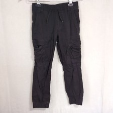 Wrangler Boy's Black Cargo Pant Elastic Waist Size 7 Regular