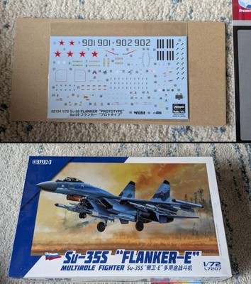 1/72 Russian Su-35S Flanker Fighter Plastic Model Decal Ladder #e6ed6c