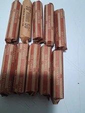 wheat penny rolls lot 10 Rolls