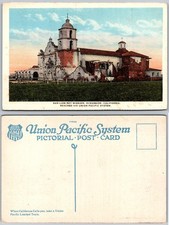 San Luis Rey Mission Oceanside CA Postcard