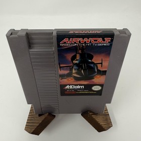 Cartucho de Videojuego Airwolf Nintendo NES Solo 1989 Shooter Aut&eacute;ntico EE. UU.