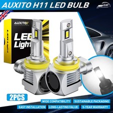 H11 LED Headlight Super Bright High/Low Beam Bulbs Kit 6500K White 1200000LM