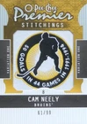 08-09 opc premier stitchings cam neely bruins "50 goals in 44 games" patch 61/99