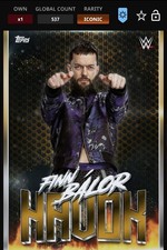 Topps WWE Slam Havok Gold Motion Finn Balor Iconic  {DIGITAL}