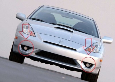 TOYOTA CELICA T23 Bumper Grilles L and R 2pcs 3D Printed PETG