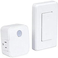 Westek Indoor Wireless Light Switch and Receiver Kit – No Wiring Required, Up