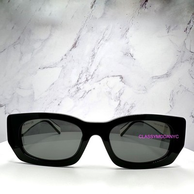 PRADA Symbole Sunglasses NIB PRB05S 09Q08Z Black White Glasses