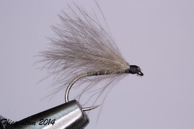Fliegentom CDC-Trockenfliege  3 Stück - Grizzly Fratnik Fly