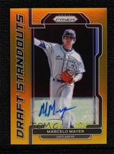 2021 Panini Prizm Draft Picks Standouts Gold 10/10 Marcelo Mayer #DS-MM Auto 1v3