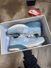 New Balance 993 Made In USA Performance Art Artic Blue - Size 7Y (8.5W)