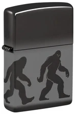 Zippo Lighter: Bigfoot, Photo 360 - High Polish Black 81679