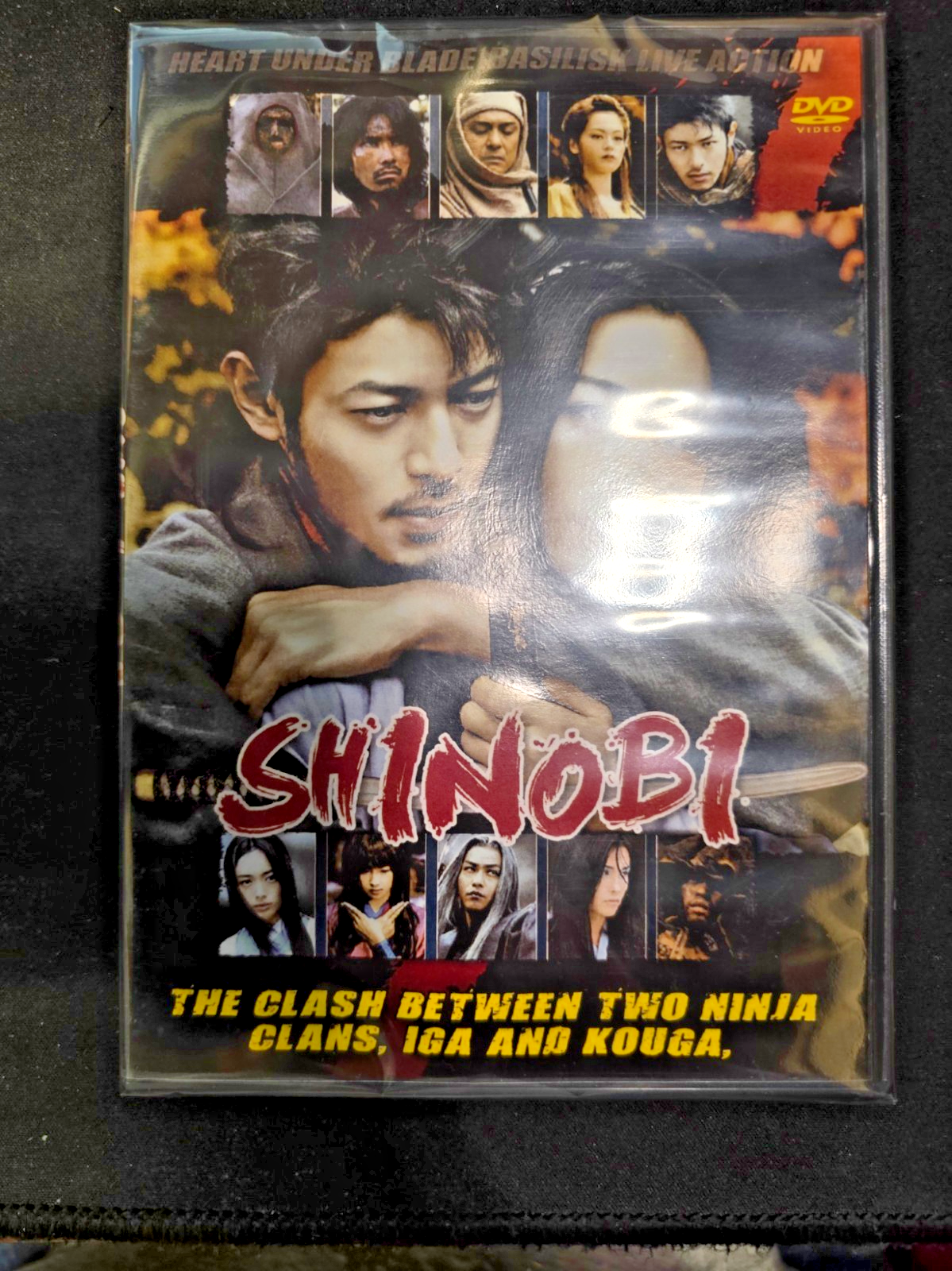 Shinobi - japanese koga ninja martial arts action movie DVD New Sealed
