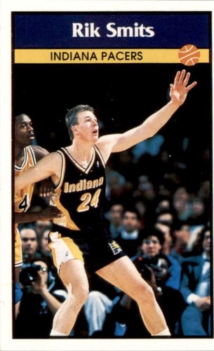 1992 Panini Stickers #149 Rick Smits Indiana Pacers