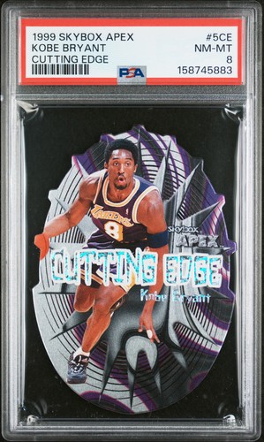 1999 SKYBOX APEX CUTTING EDGE #5CE KOBE BRYANT PSA 8